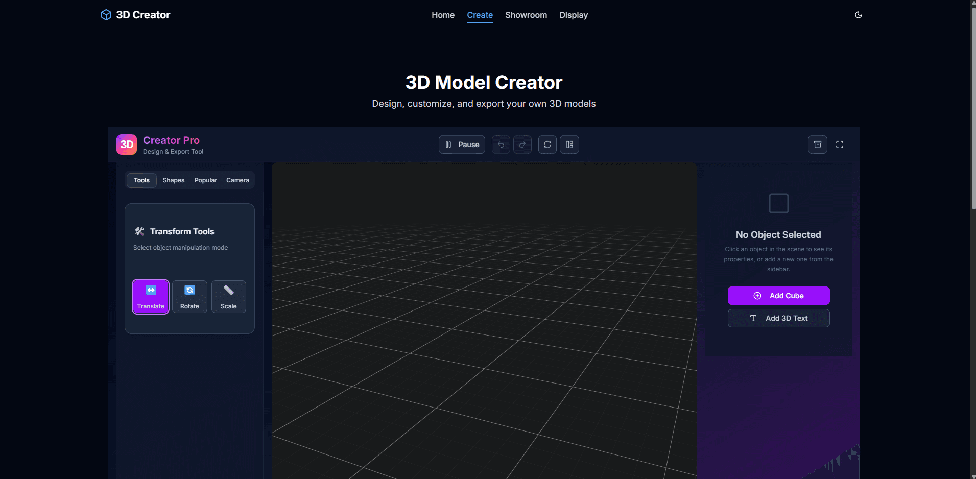 3D Creator
