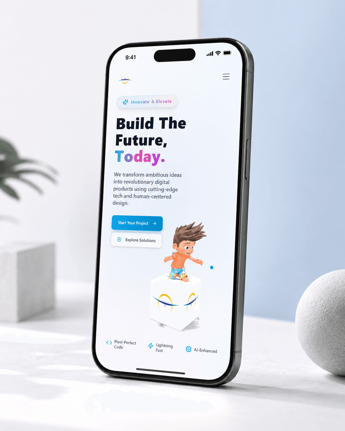 eHorizon Hub mobile project preview
